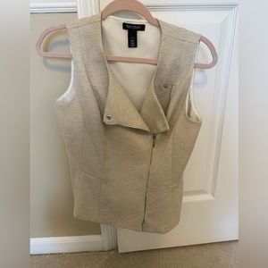 Peplum vest
